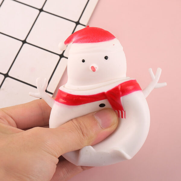 Snowman Shaped Squishy Stress Reliever