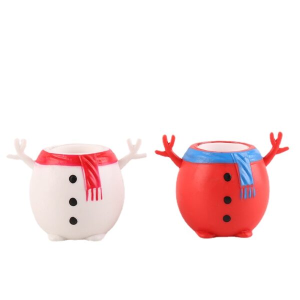 Snowman Shaped Squishy Stress Reliever