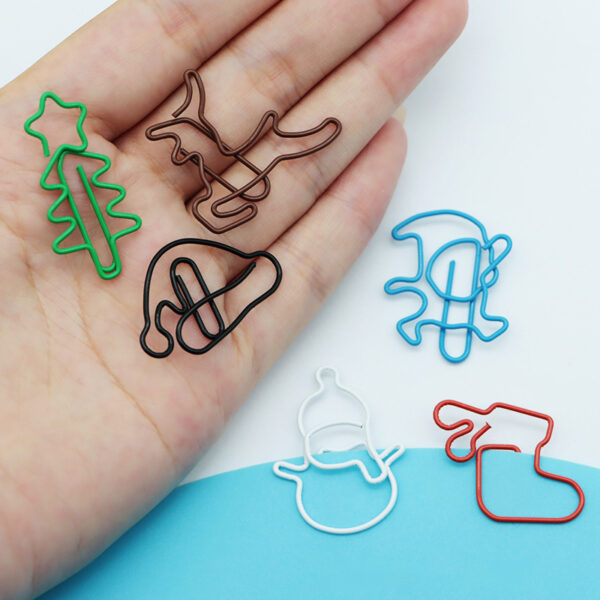 6 in 1 Christmas Paperclips Set