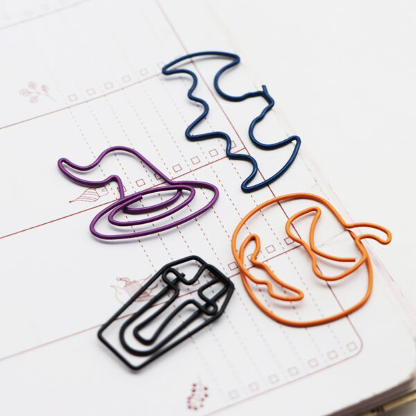 6 in 1 Halloween Paperclips Set