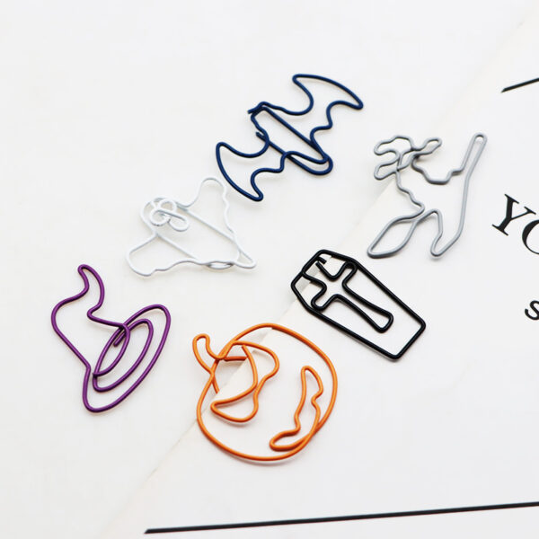 6 in 1 Halloween Paperclips Set