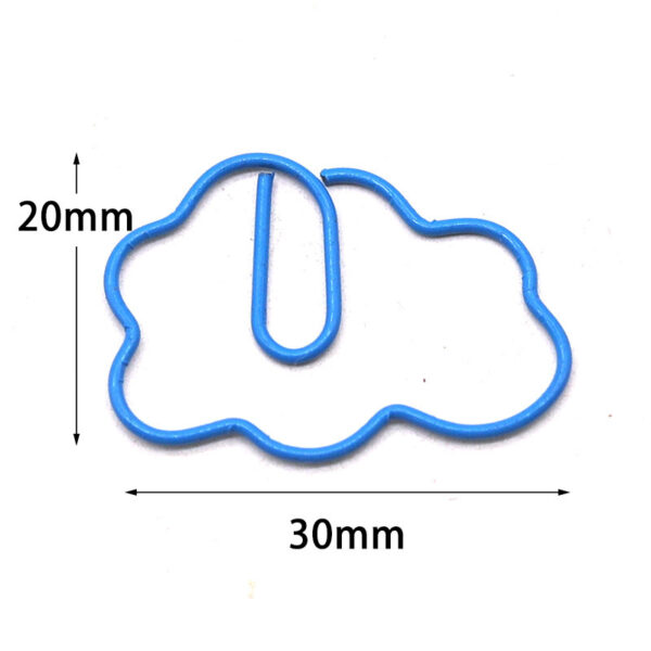 Cute Cloud Shaped Paperclips