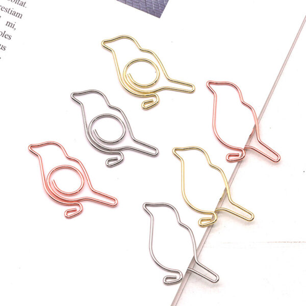 Electroplating Bird Shaped Metal Paperclips