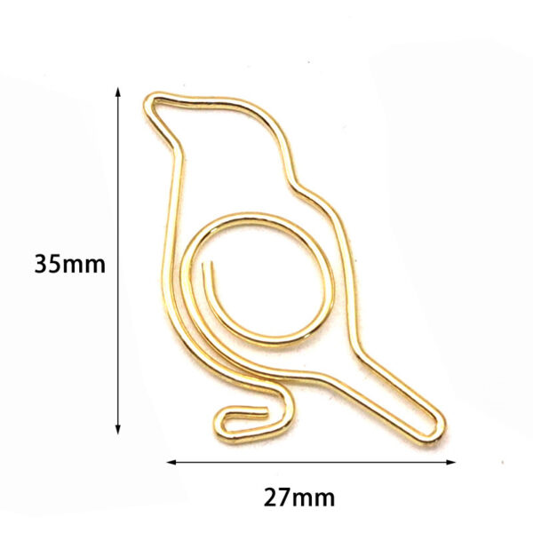 Electroplating Bird Shaped Metal Paperclips