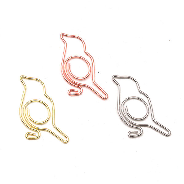 Electroplating Bird Shaped Metal Paperclips