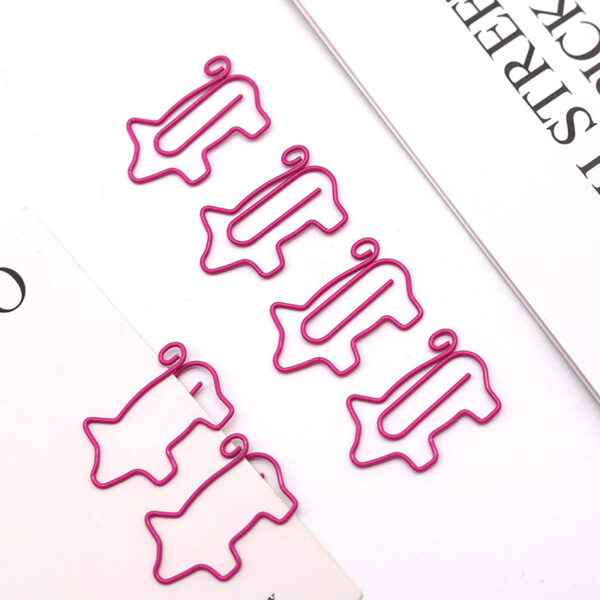 Cute Pig Shaped Paperclips