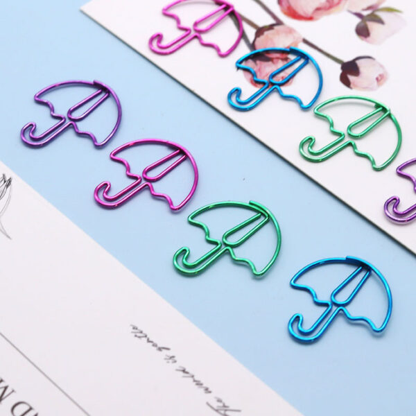 Umbrella Shaped Metal Paperclips