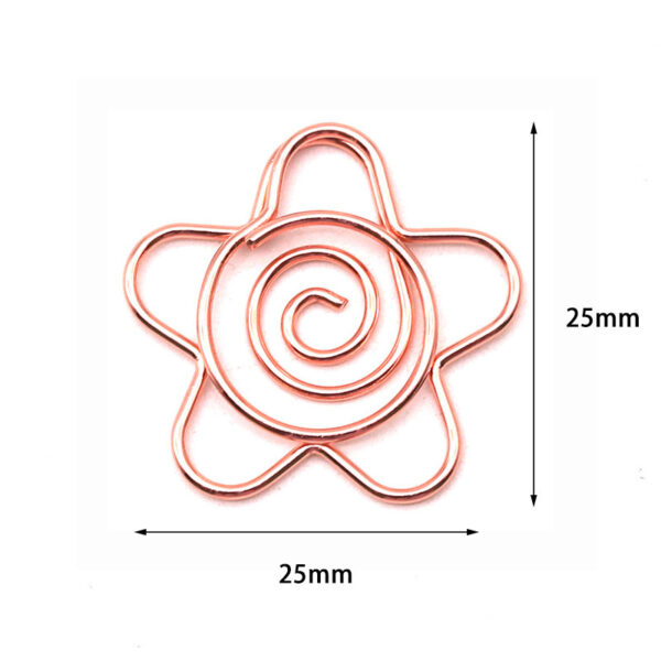 Electroplating Flower Shaped Metal Paperclips