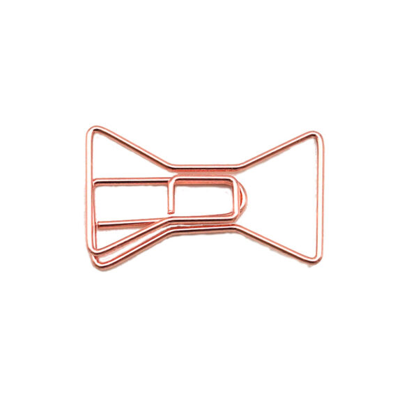 Electroplating Bow Tie Shaped Metal Paperclips