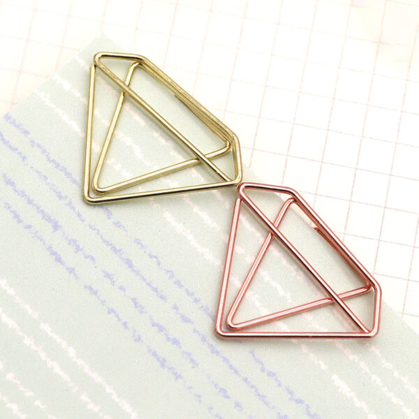 Electroplating Diamond Shaped Metal Paperclips