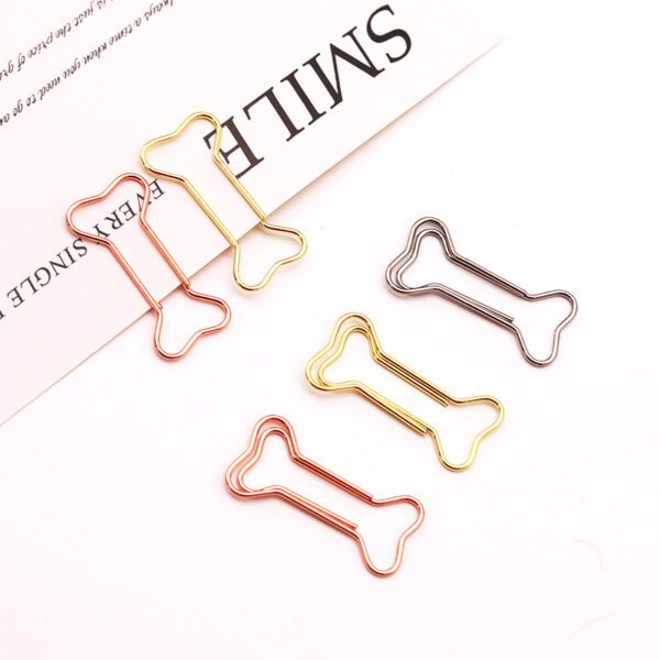 Electroplating Bone Shaped Metal Paperclips