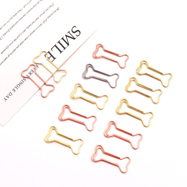 Electroplating Bone Shaped Metal Paperclips