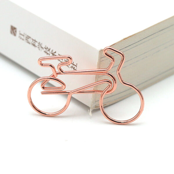 Electroplating Bicycle Shaped Metal Paperclips