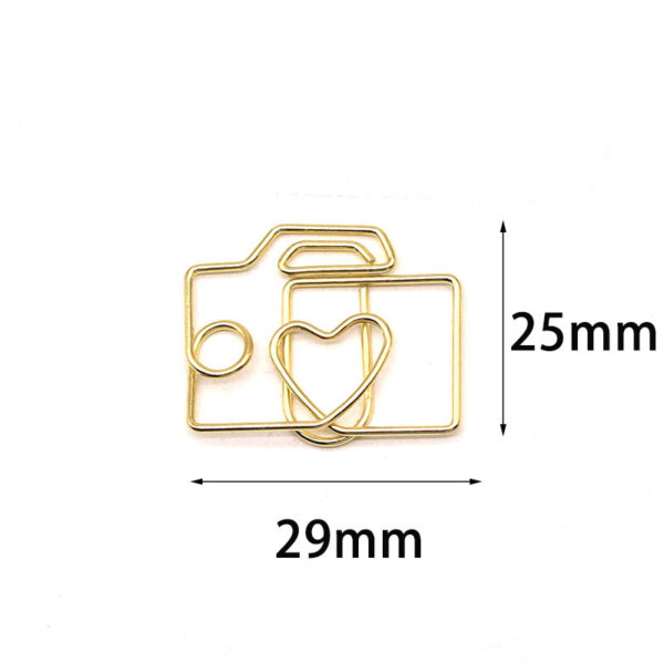 Electroplating Camera Shaped Metal Paperclips