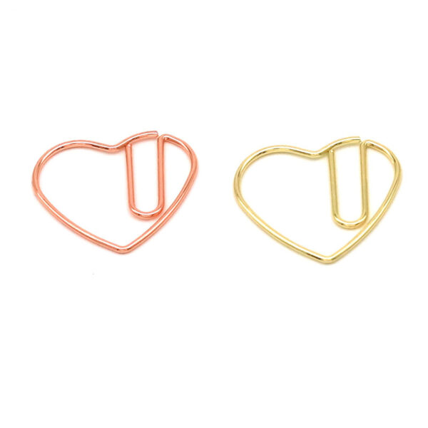 Electroplating Heart Shaped Metal Paperclips