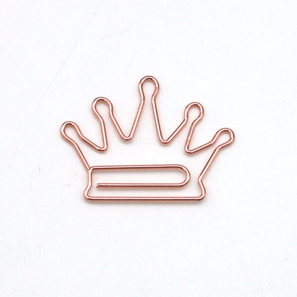 Electroplating Crown Shaped Metal Paperclips