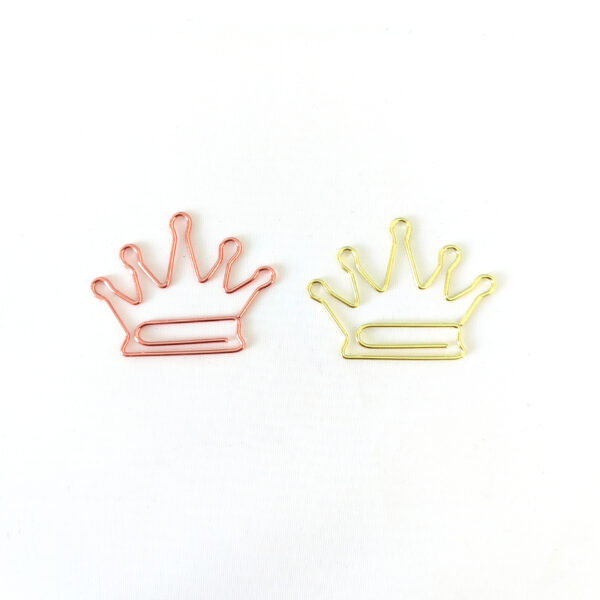 Electroplating Crown Shaped Metal Paperclips