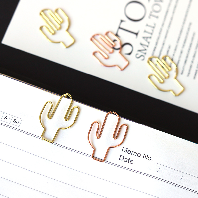 Electroplating Cactus Shaped Metal Paperclips