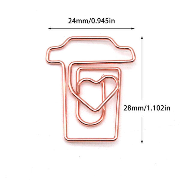 Electroplating Coffee Mug Metal Paperclips