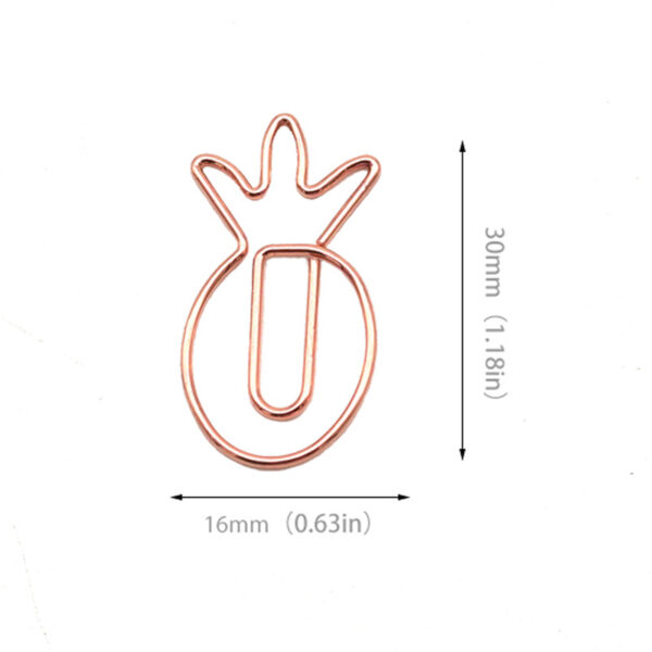 Electroplating Pineapple Metal Paperclips