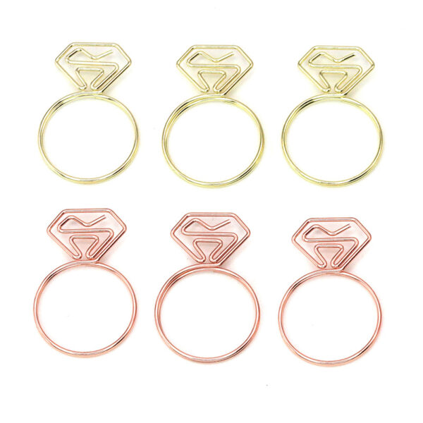 Electroplating Diamond Ring Metal Paperclips