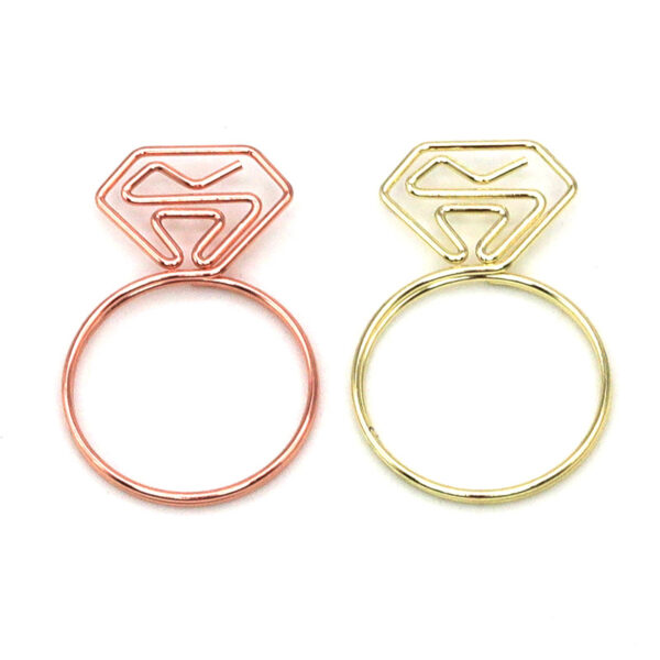 Electroplating Diamond Ring Metal Paperclips