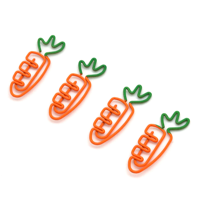 Carrot Metal Paperclips