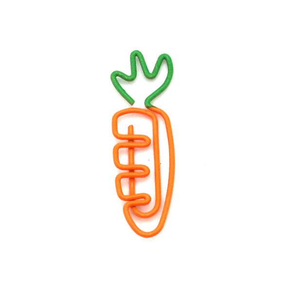 Carrot Metal Paperclips