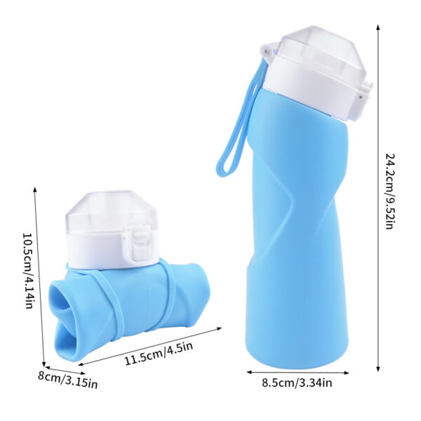 Large Capacity Slant Spout Hiking Bottle 23OZ