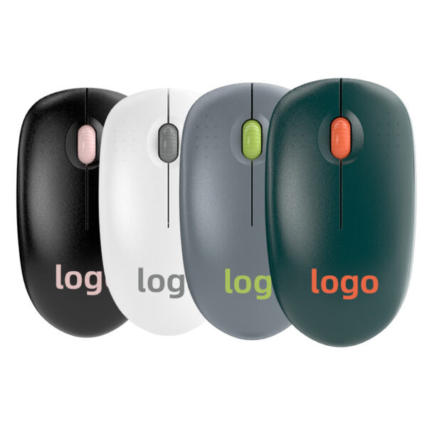 Rounded Wireless Computer Mouse