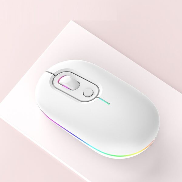 Rechargeable Silent Dual Mode Wireless Mouse