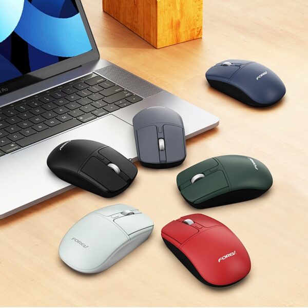 Wireless Silent Metal Wheel Mouse