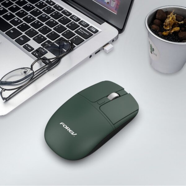 Wireless Silent Metal Wheel Mouse