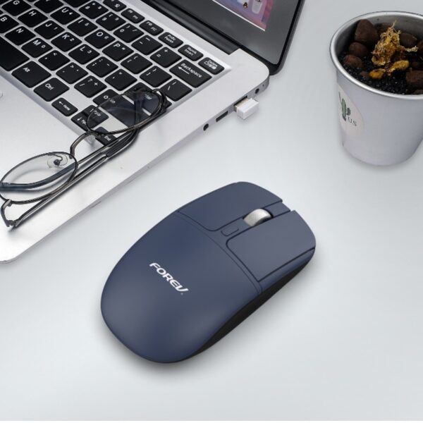 Wireless Silent Metal Wheel Mouse