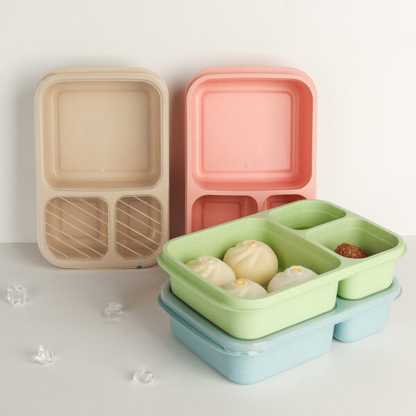 Leak-Resistant Wheat Straw Lunch Box - Image 5