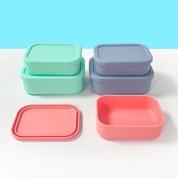 Leak-Resistant Silicone Lunch Box