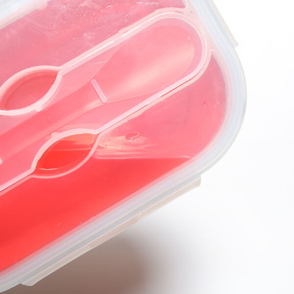 Foldable Leak-Resistant Silicone Lunch Box