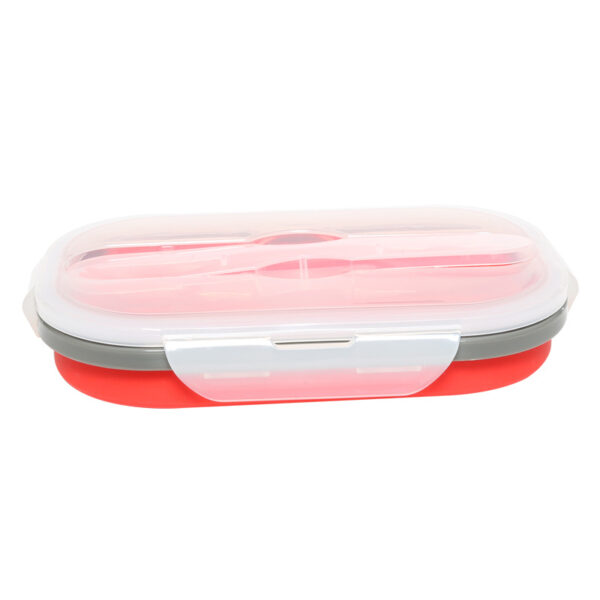 Foldable Leak-Resistant Silicone Lunch Box