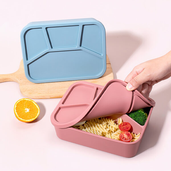 Microwave Safe Food-Grade Silicone Lunch Box