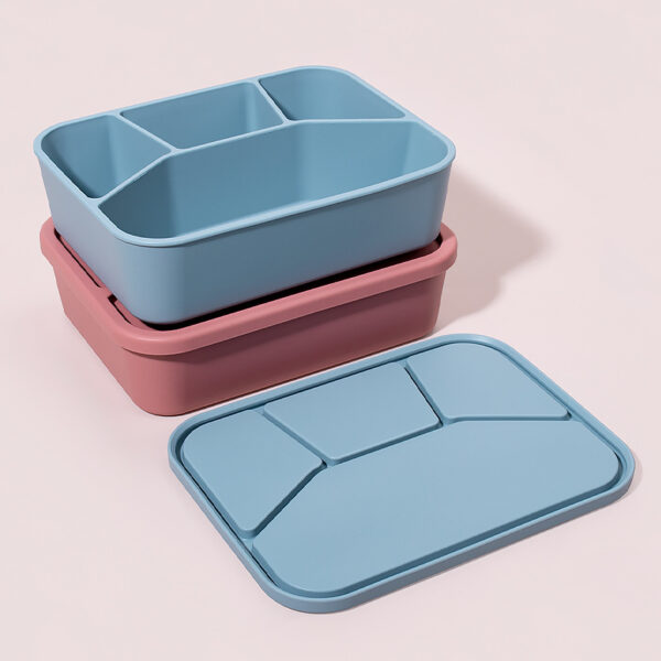 Microwave Safe Food-Grade Silicone Lunch Box