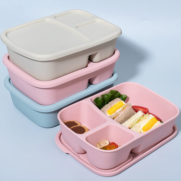 Custom Microwave Safe Food-Grade Silicone Lunch Box