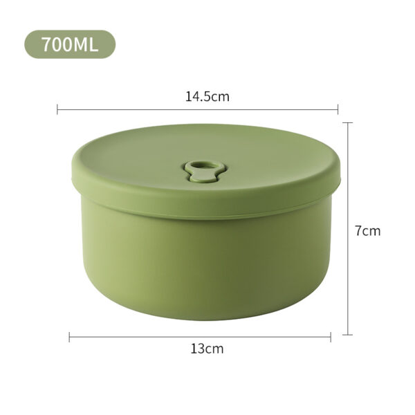 Custom Round Silicone Fruit Bento Box