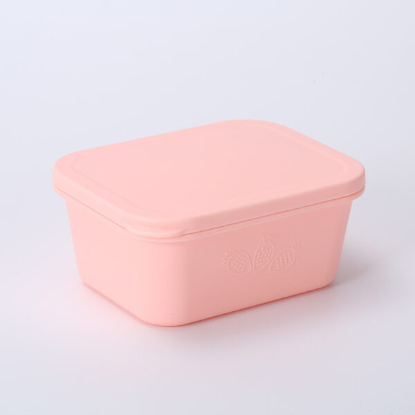 Custom Silicone Fruit Bento Box Lunch Box with Scale