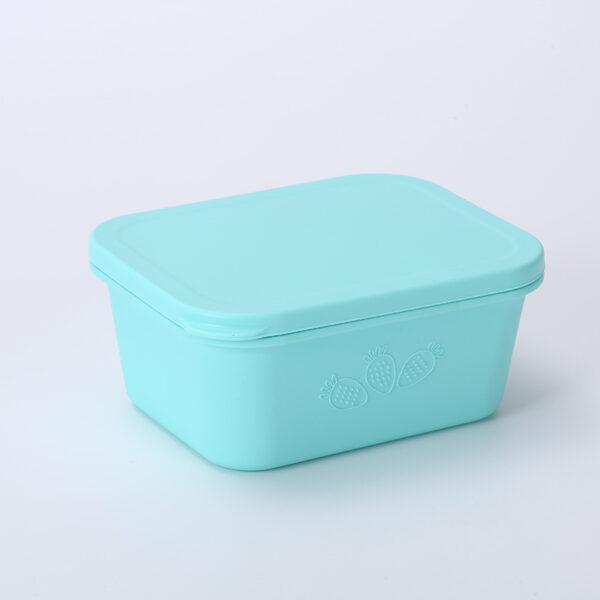 Custom Silicone Fruit Bento Box Lunch Box with Scale