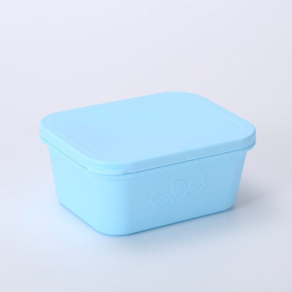 Custom Silicone Fruit Bento Box Lunch Box with Scale