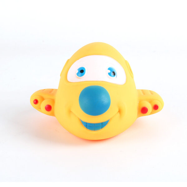 PVC Yellow Aircraft Shaped Bath Toys