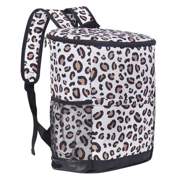 Large Capacity Leopard-print Duffel Bag Portable Cooler Bag