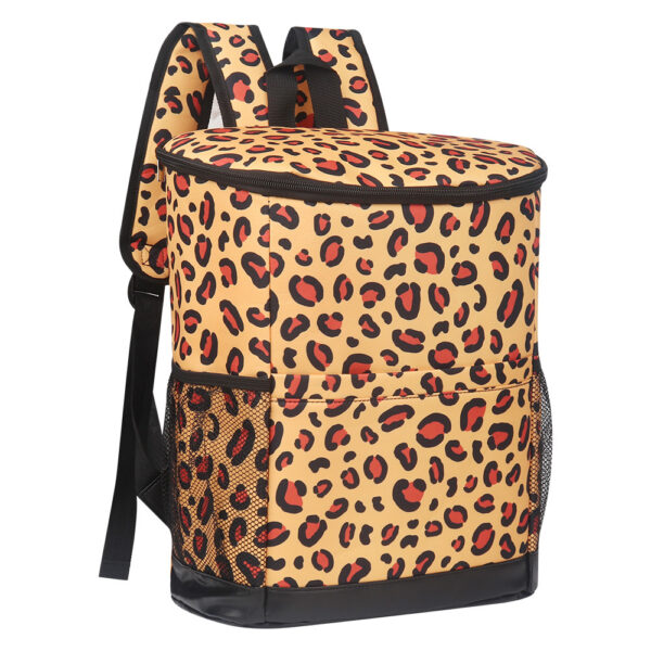 Large Capacity Leopard-print Duffel Bag Portable Cooler Bag