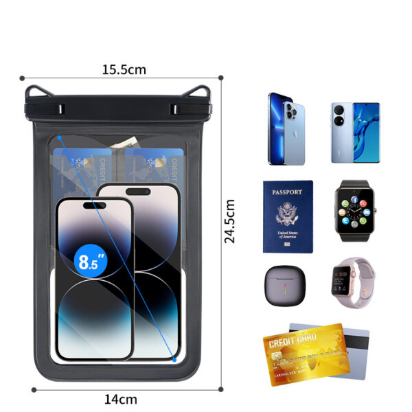 Large Size Touchscreen Cell Phone Waterproof Pouch