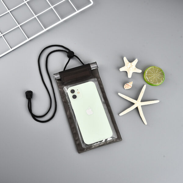 Clear PVC Cell Phone Pouch with Lanyard